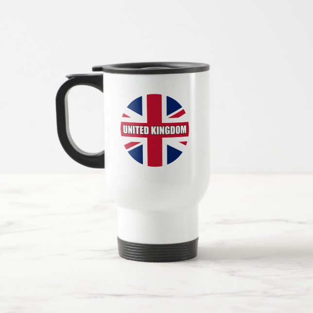 Taza De Viaje Bandera del Reino Unido (Izquierda)