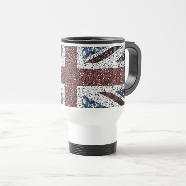 Taza De Viaje Bandera del Reino Unido La cosecha rusa choca con  (Anverso derecho)