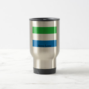 Taza De Viaje Bandera del Sierra Leone