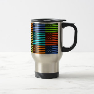 Taza De Viaje Bandera divertida de Estados Unidos