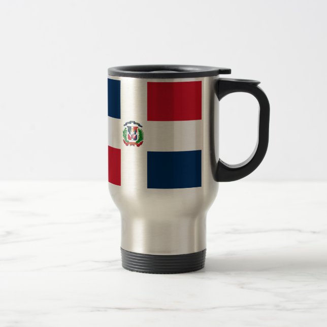 Taza De Viaje Bandera dominicana (Derecha)