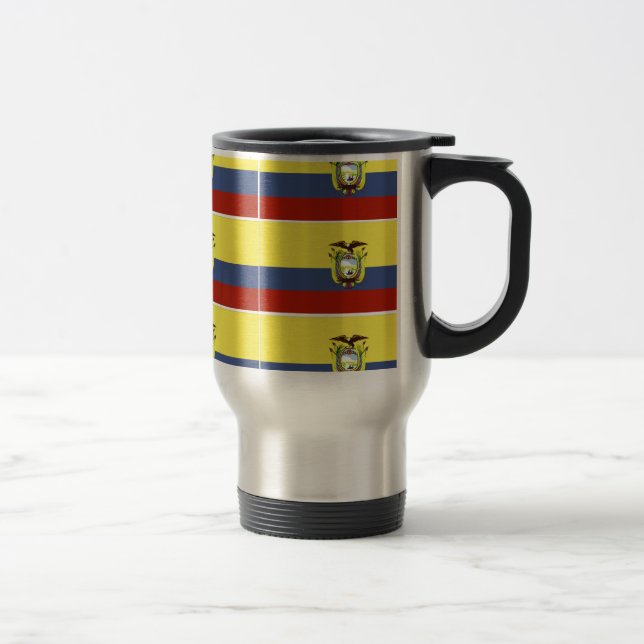 Taza De Viaje bandera ecuatoriana (Derecha)