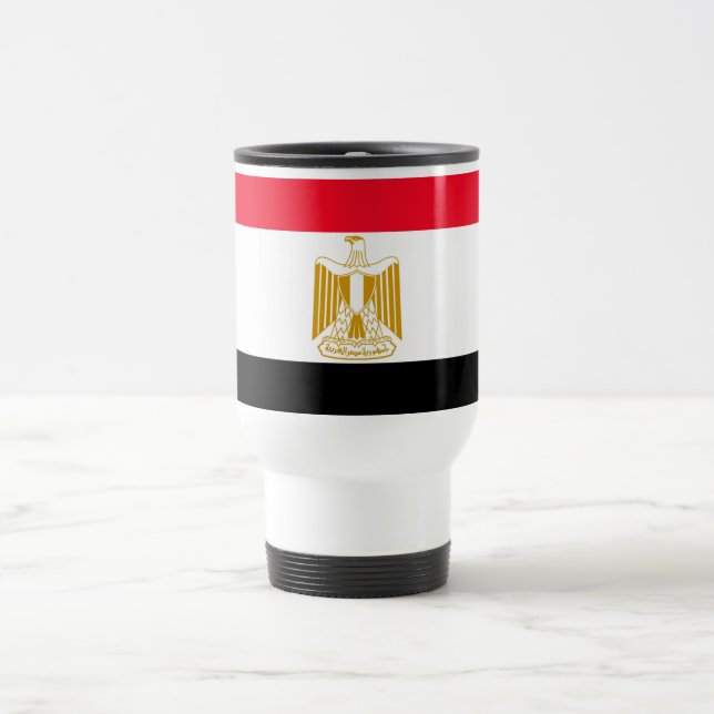 Taza De Viaje Bandera egipcia (Centro)
