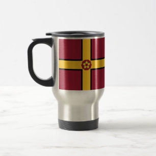 Taza De Viaje Bandera en Northamptonshire Travel Mug