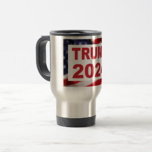 Taza De Viaje Bandera estadounidense de Trump 2024