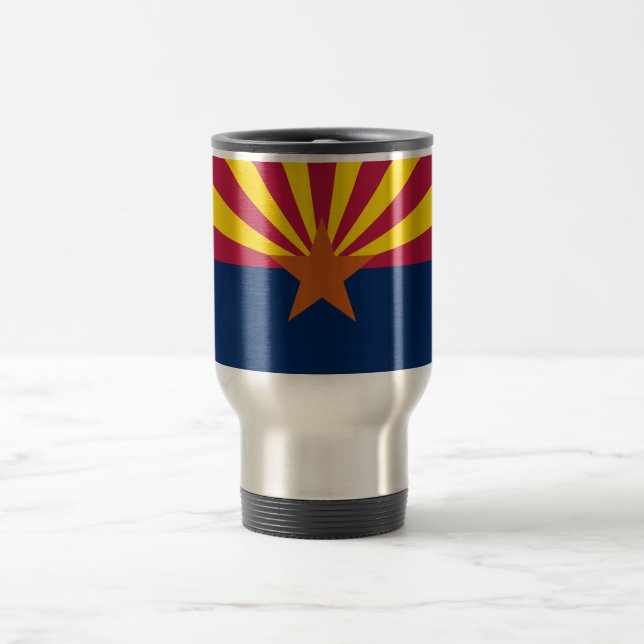 Taza De Viaje Bandera Estatal de Arizona (Centro)