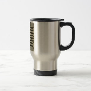 Taza De Viaje Bandera estrellada: bandera estadounidense en exhi