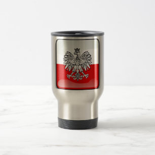 Taza De Viaje Bandera glamurosa polaca