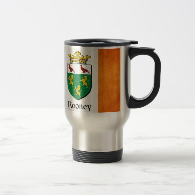 Taza De Viaje Bandera irlandesa de Rooney (Derecha)
