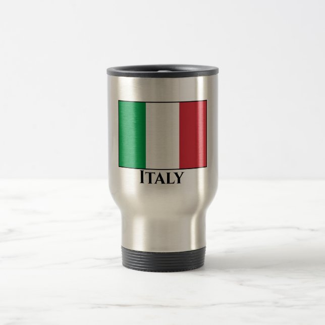 Taza De Viaje Bandera italiana (Centro)