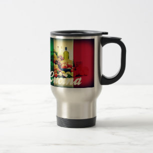 Taza De Viaje Bandera italiana cucina
