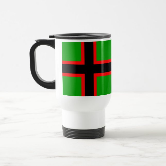 Taza De Viaje Bandera nacional de Karelia (Izquierda)
