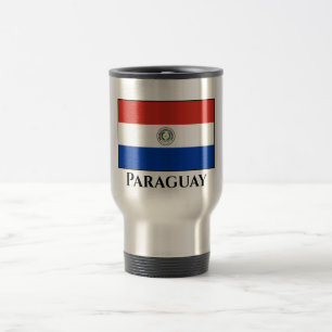 Taza De Viaje Bandera paraguaya
