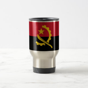Taza De Viaje Bandera patriótica angoleña