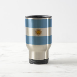 Taza De Viaje Bandera Patriótica Argentina