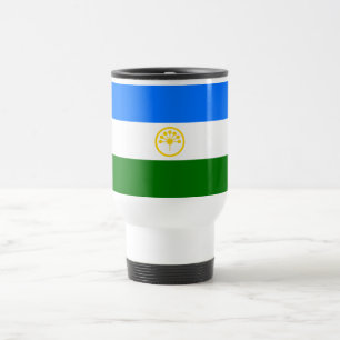 Taza De Viaje Bandera patriótica de Bashkortostán