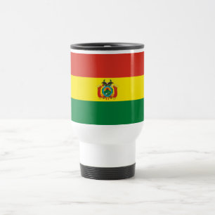 Taza De Viaje Bandera patriótica de Bolivia