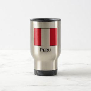 Taza De Viaje Bandera peruana