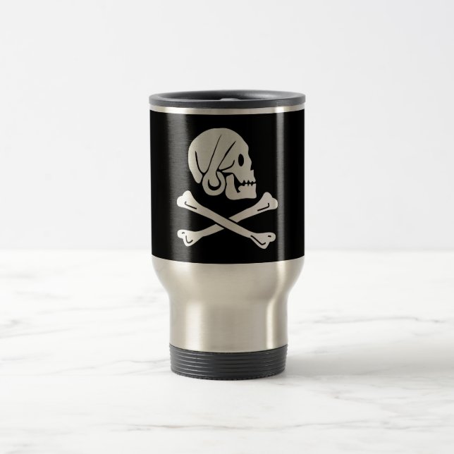 Taza De Viaje Bandera pirata - Jolly Roger (Centro)