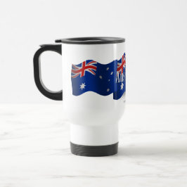 Taza De Viaje Bandera que agita de Australia