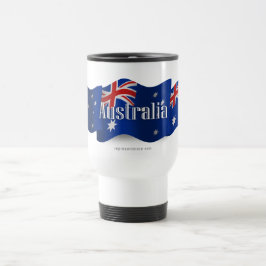 Taza De Viaje Bandera que agita de Australia