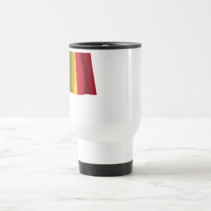 Taza De Viaje Bandera que agita de Rumania