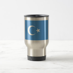 Taza De Viaje Bandera uigur del Turkestán oriental