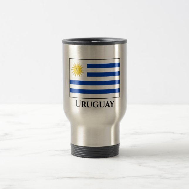 Taza De Viaje Bandera uruguaya (Centro)