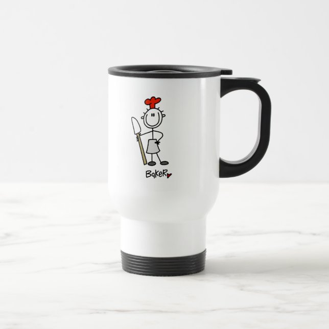 Taza De Viaje Baño de la figura del stick (Derecha)