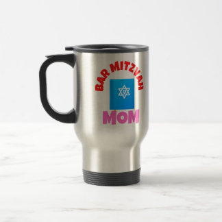 Taza De Viaje Bar Mitzvah Mom Coffee Mug