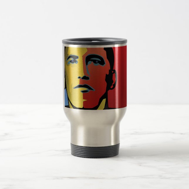 Taza De Viaje Barack Obama Super Héroe (Centro)