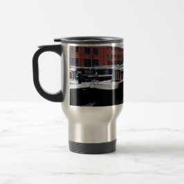 Taza De Viaje Barco azul claro