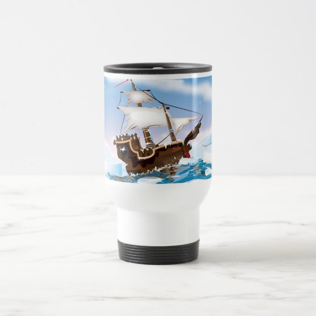 Taza De Viaje Barco para romper el hielo (Centro)