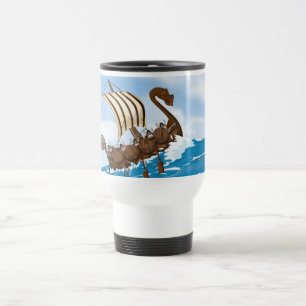 Taza De Viaje Barco Vikingo