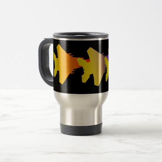 Taza De Viaje Barcos de combate Squadron Travel Mug (Anverso izquierdo)