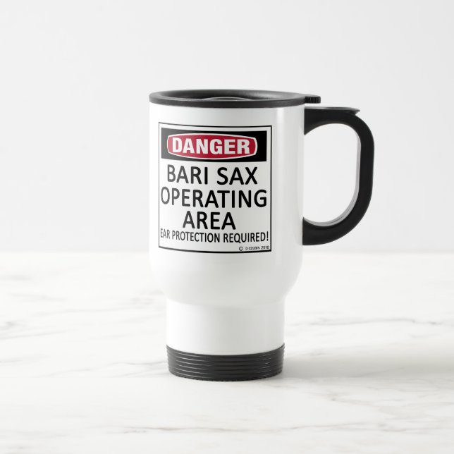 Taza De Viaje Bari Sax Área Operativa Área de viaje Mug (Derecha)