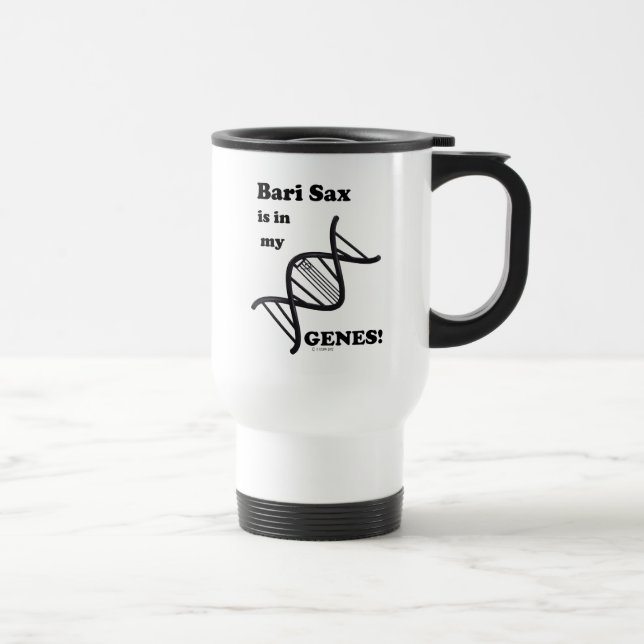 Taza De Viaje Bari Sax Está En Mi Trama De Viajes Genitales (Derecha)