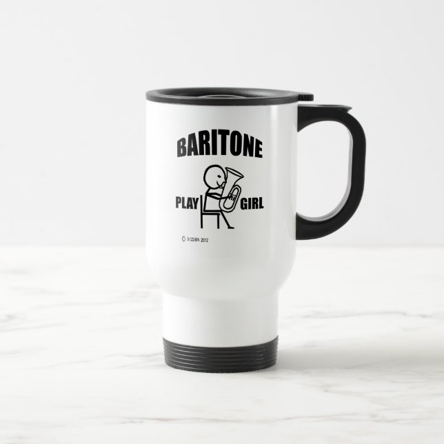 Taza De Viaje Baritone Play Chica Travel Mug (Derecha)