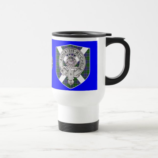 Taza De Viaje Barr/tartán/escudo de Cameron (Derecha)