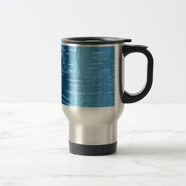 Taza De Viaje Barrera de árbol azul (Derecha)