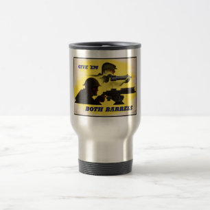 Taza De Viaje Barriles, ejército e industria, esfuerzo de guerra
