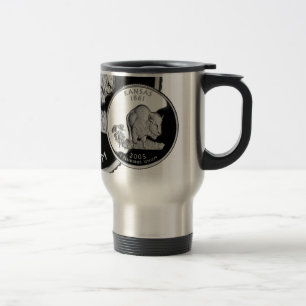 Taza De Viaje Barrio Estatal de Faux Kansas