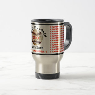 Taza De Viaje Base personalizada naranja y negra