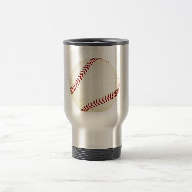 Taza De Viaje ¡BASEBALL' de acero inoxidable para viajes! (Centro)