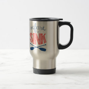Taza De Viaje Basura a hundirse con los remos