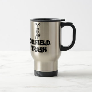 Taza De Viaje Basura del campo petrolífero