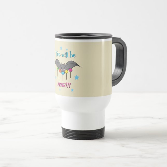 Taza De Viaje Bat Craving Lollipops - Serás Mío (Anverso derecho)