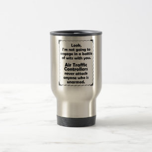 Taza De Viaje Batalla del controlador aéreo de los ingenios