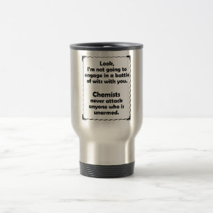 Taza De Viaje Batalla del químico de los ingenios