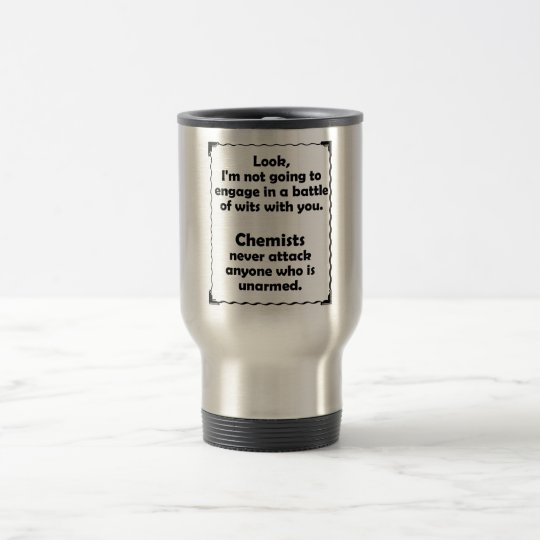 Taza De Viaje Batalla del químico de los ingenios